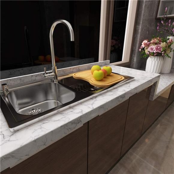 Marble Wallpaper Stick Countertop15.8x78.8 Inch - Picture 5 of 6